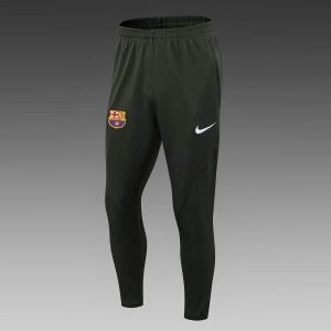 2023/2024 Barcelona Half-Pull Training Suit Army Green Jersey