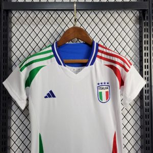 2024 Kids Size Italy Away Soccer Shirt  1:1 Thai Quality