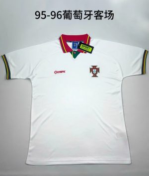 1995/1996 Retro Portugal Away Football Shirt 1:1 Thai Quality