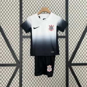2024/2025 Kids Size Corinthians Home Soccer Jersey 1:1 Thai Quality
