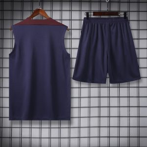2024 England pre-match training Blue Jersey+Shorts 1:1 Thai Quality