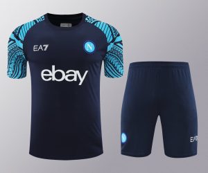 2024/2025 Napoli pre-match training Black Shirt+Shorts 1:1 Thai Quality