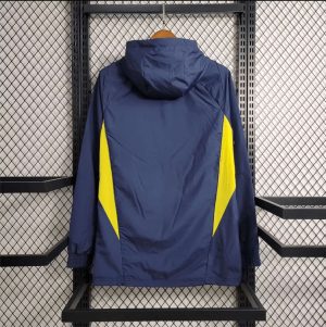 2023/2024 Real Madrid Windbreaker Blue Soccer Jersey