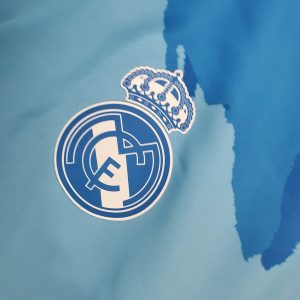 2021/2022 Real Madrid Jersey Windbreaker Blue Camouflage