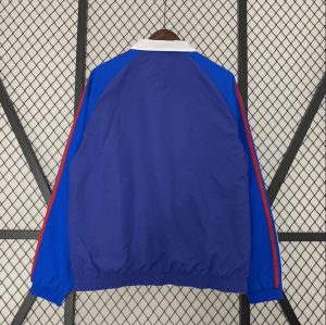 2024/2025 Manchester United Reversible Windbreaker Blue-White Soccer Jersey 1:1 Thai Quality