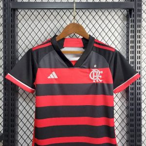 2024/2025 Kids Size Flamengo Home Soccer Shirt