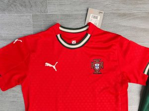 2025 Kids Size Portugal Home  Football Shirt 1:1 Thai Quality
