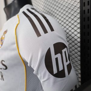 2025/2026 Long Sleeve Player Version Real Madrid Home Football Shirt 1:1 Thai Quality