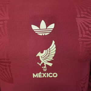 2025 Long Sleeve Player Version Mexico National Special Edition Gold Cup Red Football Shirt 1:1 Thai Quality