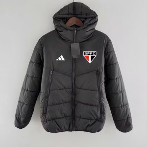 2024/2025 São Paulo Black Soccer Cotton jacket 1:1 Thai Quality