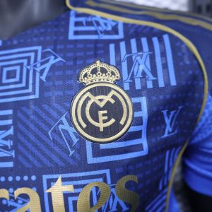 2025/2026 Player Version Real Madrid Special Edition Dark Blue Football Shirt 1:1 Thai Quality