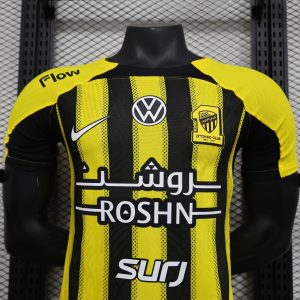 2024/2025 Player Version Al-Ittihad Home(New Ads) Football Shirt 1:1 Thai Quality
