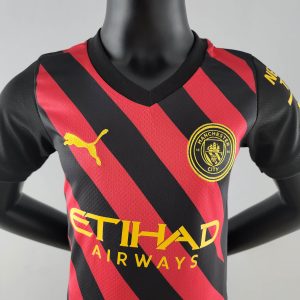 2022/2023 Manchester City Away Football Shirt 1:1 Thai Quality Kids Size