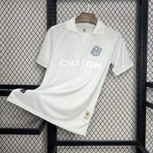 2024/2025 Olympique de Marseille 125th White Football Jersey 1:1 Quality Thai