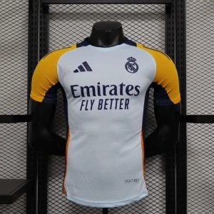 2024/2025 Player Version Real Madrid  Pre-match Training Football Shirt 1:1 Thai Quality