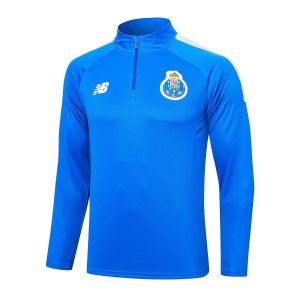 2023/2024 Porto Half-Pull Training Suit Blue Football Shirt