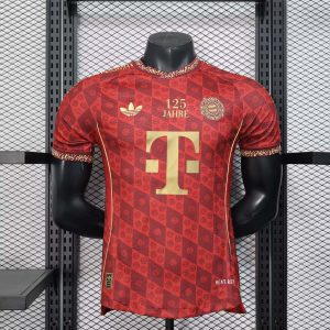 2025/2026 Player Version Bayern Munich 125th Anniversary Red Edition Football Shirt 1:1 Thai Quality