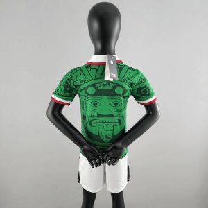 1994 Retro Kids Size Mexico Soccer Jersey Home