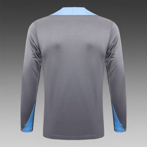 2024/2025 Tottenham Half-Pull Training Suit Grey Football Shirt 1:1 Thai Quality
