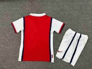 1998/1999 Retro Kids Size Arsenal Home Football Shirt 1:1 Thai Quality