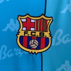 1996/1997 Retro Long Sleeves Barcelona Away Football Shirt 1:1 Thai Quality