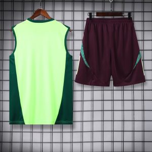 2024 Mexico Pre-match Training Green Jersey+Shorts 1:1 Thai Quality