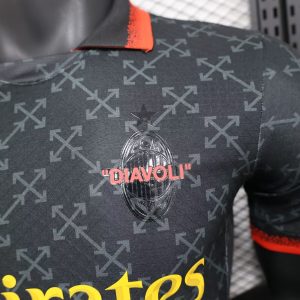 2025/2026 Player Version AC Milan Special Edition Black Football Shirt 1:1 Thai Quality