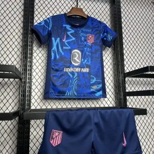 2024/2025 Kids Size Atletico Madrid Third Away Soccer Jersey 1:1 Thai Quality