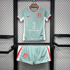 2024/2025 Kids Size Atletico Madrid Away Soccer Jersey 1:1 Thai Quality