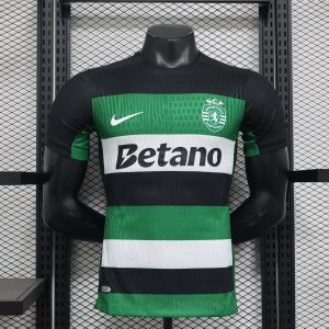 2024/2025 Player Version Sporting Lisbon Home Football Shirt 1:1 Thai Quality