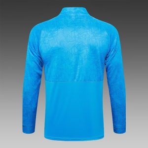 2024/2025 Gremio Half-Pull Training Suit Lake blue Soccer Shirt 1:1 Thai Quality