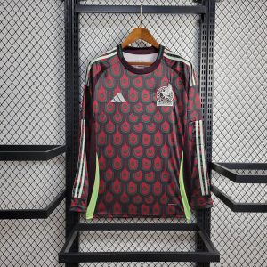 2024 Long Sleeve Mexico Home Soccer Jersey 1:1 Thai Quality