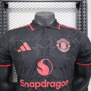 2025/2026 Player Version Manchester United Special Edition Black Football Shirt 1:1 Thai Quality
