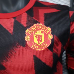 2025/2026 Player Version Manchester United Special Edition Red Black Football Shirt 1:1 Thai Quality