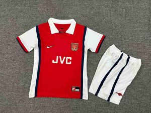 1998/1999 Retro Kids Size Arsenal Home Football Shirt 1:1 Thai Quality