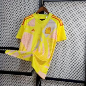 2024 Mexico Goalkeeper Yellow Soccer Jersey 1:1 Thai Quality