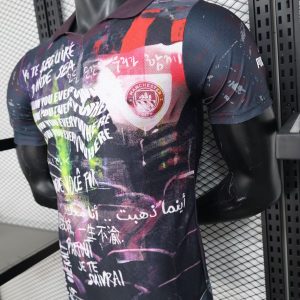 2025/2026 Player Version Manchester City  Rose Red FTBLNRGY+Retro Football Shirt 1:1 Thai Quality