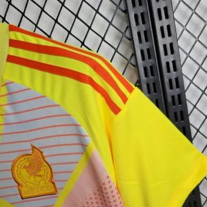 2024 Mexico Goalkeeper Yellow Soccer Jersey 1:1 Thai Quality