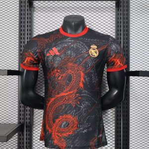 2025/2026 Player Version Real Madrid Special Edition Red Dragon Football Shirt 1:1 Thai Quality