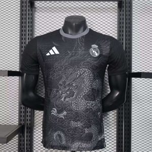 2025/2026 Player Version Real Madrid Special Edition Black Football Shirt 1:1 Thai Quality