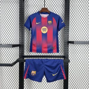 2025/2026 Kids Size Barcelona Home Football Shirt 1:1 Thai Quality