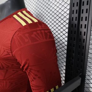 2025 Long Sleeve Player Version Mexico National Special Edition Gold Cup Red Football Shirt 1:1 Thai Quality