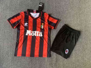 1993/1994 Retro Kids Size AC Milan Home Football Jersey1:1 Quality