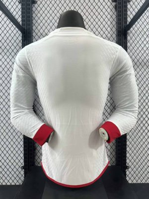 2024/2025 Long Sleeve Player Version Flamengo Away Football Jersey 1:1 Quality Thai