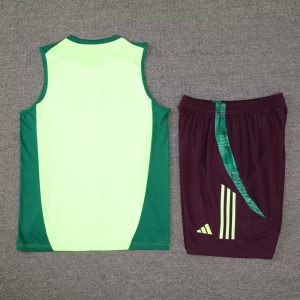 2024 Mexico Pre-match Training Green Jersey+Shorts 1:1 Thai Quality