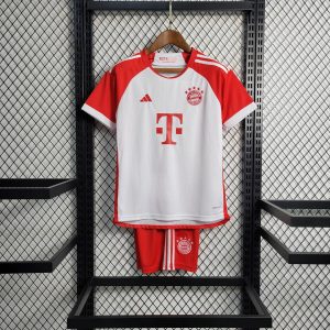 2023/2024 Kids Size Bayern Munich Home Football Jersey 1:1 Thai Quality