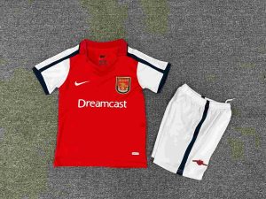 2000/2002 Retro Kids Size Arsenal Home Football Shirt 1:1 Thai Quality