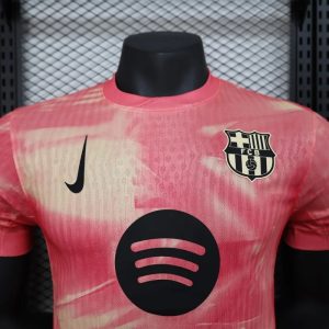 2024/2025 Player Version Barcelona Special Edition Pink Football Shirt 1:1 Thai Quality