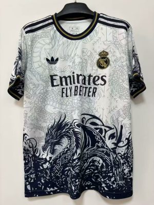2025/2026 Real Madrid Special Edition Black Dragon Football Shirt 1:1 Thai Quality