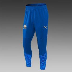 2023/2024 Olympique de Marseille Half-Pull Training Suit Light Blue Football Jersey